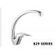 Brass Home Depot Faucets Sink Kitchen Single Handle Chrome Mixer