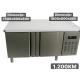 Meat Food Stainless Steel Table Top Freezer 1.8m Dirct Cooling