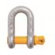 WLL 8.5 Tonne Wide Body Shackles , 1 Inch Screw Pin D Shackle