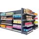 OEM / ODM Metal Supermarket Shelves Gondola Display Shelves For Retail Products Shop Supermarket