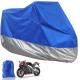 Breathable Motorcycle Rain Cover Outdoor Indoor Extra Large With Storage Bag