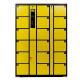 Yellow Black Self Encoded Digital Safe Locker , Eighteen Mobile Phone Locker For Office