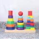 Stacker 21cm Geometric Wooden Building Blocks Toy Sorting Board