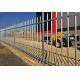Steel Galvanized 1.5m Height Tower Fencing With Angle Pale