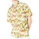 Tropical Linen Cotton Blend Men'S Shirts Coolness Relaxed Fit Button Up Shirts