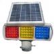 China supplier roadway safety solar powered warning signal light solar flash warning light