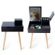 12.3kg 3mm Mirror Wooden Make Up Table Family Room Furnitures