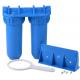 Blue Color Home Water Filter , 10'' Under Sink Water Filter System PP Material