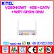 V2804GWT   4GE+CATV+WiFi GPON ONU