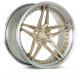 20 Inch Gloss Gold Painted 2 Pieces Wheel For Porsche 718 For Luxury Car