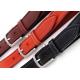 Zinc Alloy Buckle Mens Leather Dress Belt  Contrast Color Stitching Width 3.5cm