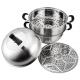 Best Selling Silver Kitchen Cookware Nonstick Steamer Pots Set Food Steamers Cooker Steamer Pots