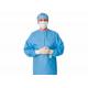 Protective Sterilized Isolation Gowns Disposable With Knitted Wrist
