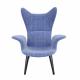 Modern Metal Legs Leisure Fabric Relax Chair  ZZ-ZKB010