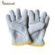 White Color Double Thick Winter Sheepskin Bee Gloves For Beekeeping Industries