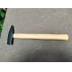 200g Machinist hammer(XL-0104) with Bleach wooden handle,painted surface and good price