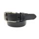 1.4 Inch Width Mens Leather Dress Belt With Customized Logo Unique Buckle