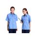 Polyester Fabric Industrial Work Uniforms Light Breathable , Custom Work Shirts