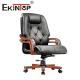 Massage Black Executive Leather Chair Rotatable CEO Office Boss Chair