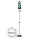 Android Office Staff Attendance Facial Recognition Thermometer Height Adjustable Body Temperature Check Kiosk
