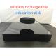 wireless charging rechargeable levitation floating bottle display stand with inducation tray