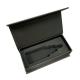 ODM Black Hot Stamping Book Shaped Gift Box EE Flute With Foam