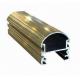 Steel Polished Structural 6061 Aluminum Profile , Wood Grain Coated Extrusion Aluminum Profiles