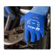 Automotive Soft Nylon Spandex Liner With Sandy Nitrile Gloves