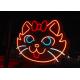 Vasten Cat Custom Led Neon Signs 200cm For Amusement Park