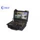 Portable Suitcase 4G Wireless Security Cameras Pan Tilt Zoom GPS Positioning