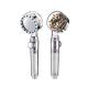 360 Rotated Turbo Vortex High Pressure Handheld Shower Head with Fan and Water Direct