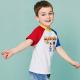O - Neck Cotton Children's Style Clothing Color Combination / Baby Boy T Shirt