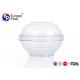 Dessert Clear Plastic Salad Bowls With Lids Disposable Serving Bowls