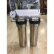 Two Stage Under Sink 10 Stainless Steel Water Filter Water Purifier With Pressure Gauge