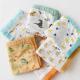 Organic Baby Receiving Blankets Superfine Fiber Customized Layers