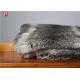 Gray chinchilla Animal Print Faux Fur Blanket Ostrich Exotic Throws Comforters Mink Backing
