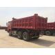 Red Color 336hp Sinotruk Howo Dump Truck With 10 Wheels And 18m3 Capacity