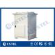 Aluminum Steel Outdoor Telecom Cabinet 19 Racking IP55 Floor Mounting Type