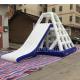Inflatable Water Tower Inflatable Floating Water Slide Water Park Pvc Blue