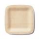 Lightweight Party Food Containers , Natural Bamboo Compostable Plates For Dinner