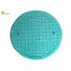 GRP Composite Manhole Covers Circular Frame Polymer Resin Foundry Well Grating