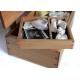 Natural Color Bamboo Gift Box , Bamboo wood Handmade Gift Box With Hinged Lid