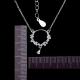Vintage Design 925 Silver Necklace For Womens Rose Gold Plating