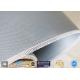Double - Sides 1.5m*50m 0.45mm Gray Silicone Coated Fiberglass Fabric Welding Curtain