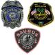 Merrow Border Custom Logo Police Embroidered Patch For Clothing