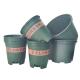 Antirust Green 1 Gallon Plastic Flower Pots Plastic Nursery Plant Pots 13cm High