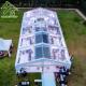 Transparent Roof Wedding Marquee Tent 10x25m 150 Seaters Capacity