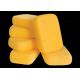 Rectangle Tile Grout Sponge Professional Cleaning for Tiles yellow color