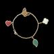 China Jewelry Market Van cleef & arpelsr Brand jewelry Design Alhambra bracelet 4 motifs 18K Gold