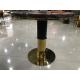 Round Customizable Marble Iron Coffee Table For Living Room